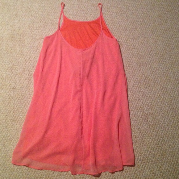 Never worn! Pink Midi dress from LuLu's - Picture 4 of 4