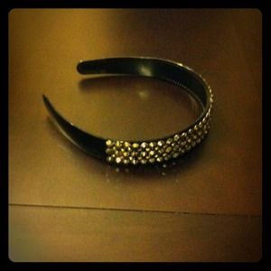 Silver Rhinestone Headband