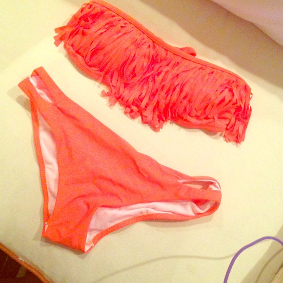 SOLD REDUCED price!Brand NEW FRINGED BIKINI SET