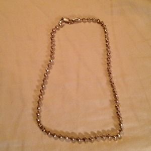 Sterling Silver "disco ball" necklace
