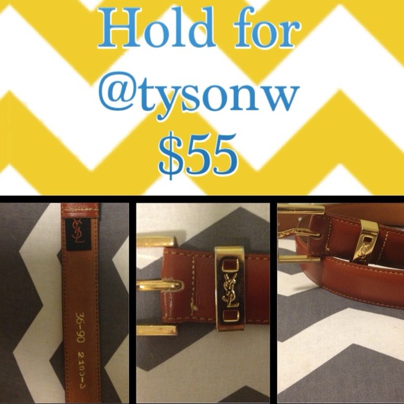On hold for @tysonw: Yves Saint Laurent Belt