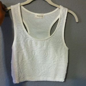 White crop tank