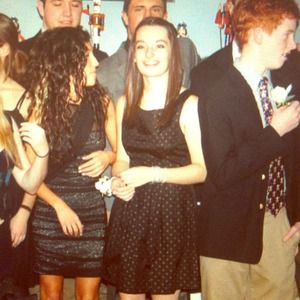 Black and gold Forever 21 dress