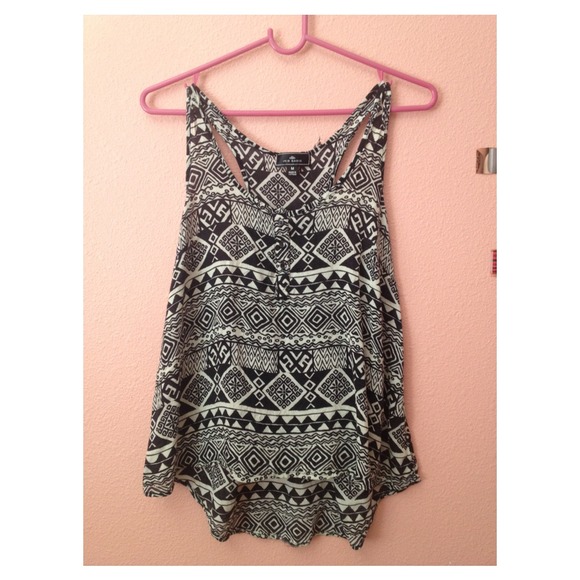 Black & White Tribal Tank