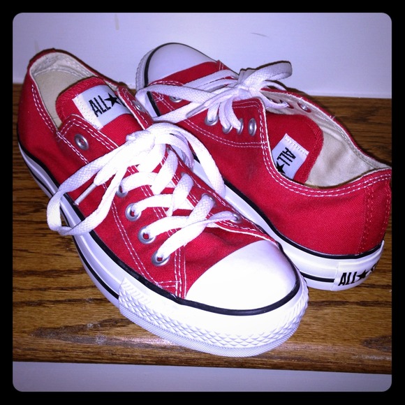 Bundled Red Converse