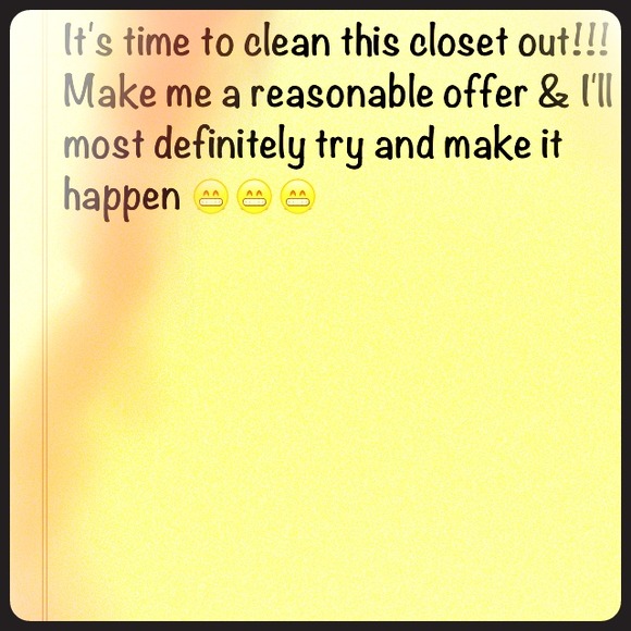 Help me clean my closet out!!