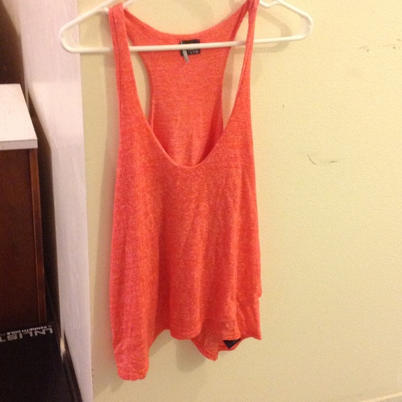 Urban outfitters razorback orange knit tank M