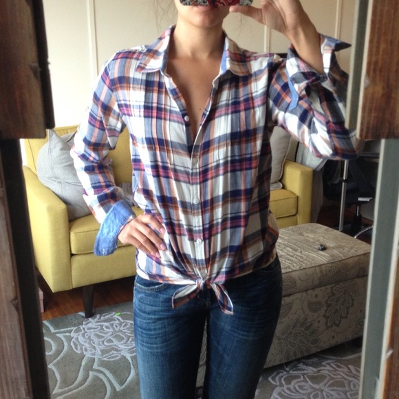 ❌SOLD IN BUNDLE❌Anthropologie Flannel Shirt