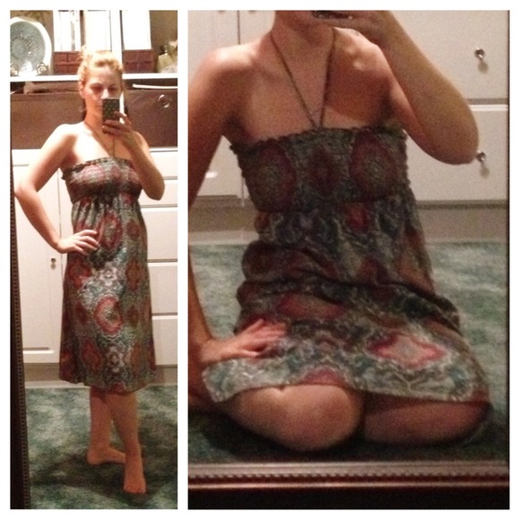 Bold Print Boho Sundress - Picture 2 of 2
