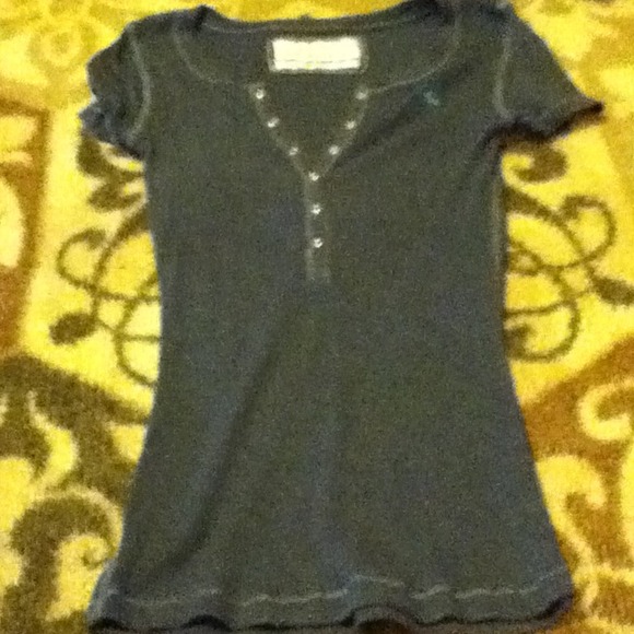 Abercrombie and Fitch grey button up. Worn once