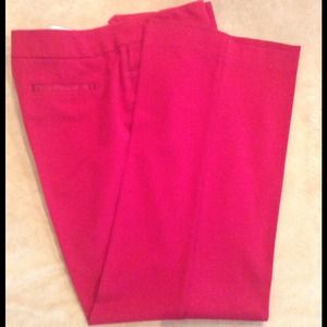 Worthington Stretch RED slacks with detail trim!