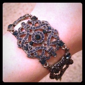 ❌HOLD ❌Silver and Blue Clasp Bracelet