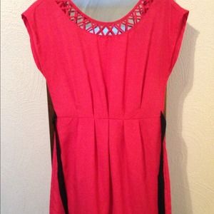 Cranberry colored dress