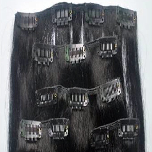 Clip ins hair extensions. Human Hair. 70g - Picture 2 of 4