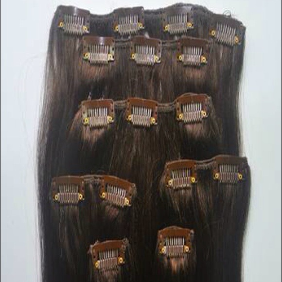 Clip ins hair extensions. Human Hair. 70g - Picture 3 of 4