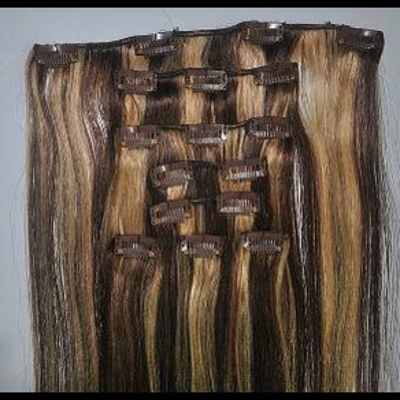 Clip ins hair extensions. Human Hair. 70g - Picture 4 of 4