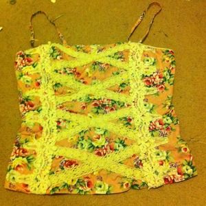 Floral Spaghetti strap