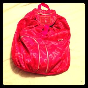 A Victoria secrets book bag!