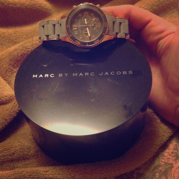 ❌Sold❌Marc Jacob blue chronograph with gold trim
