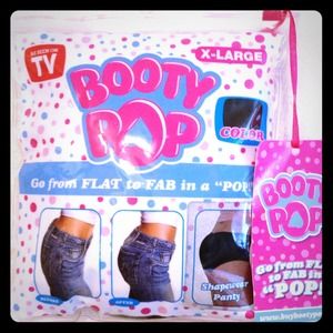 🎀SOLD🎀 Black Booty Pop Panty