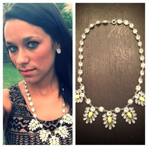 RESERVED Chevron Neon Statement Necklace