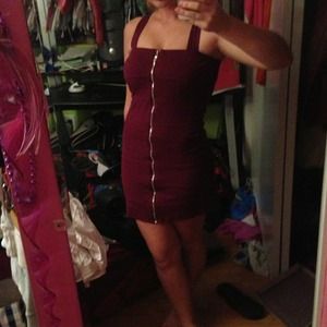 Cute zip up party dress