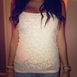 White sequence tank top!