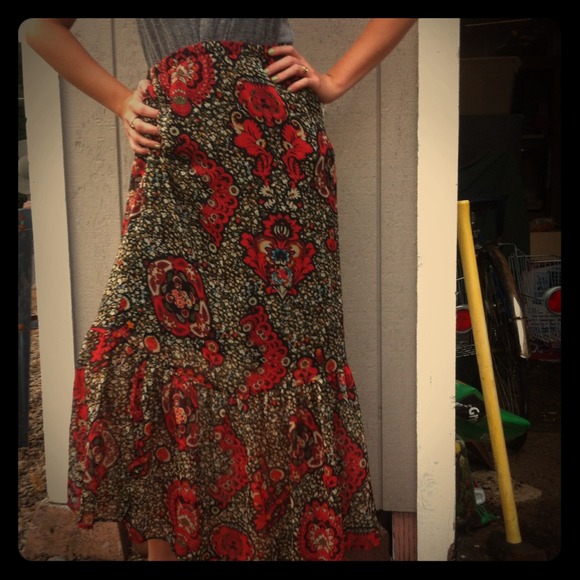 Floral Maxi Skirt