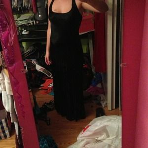 Black evening gown