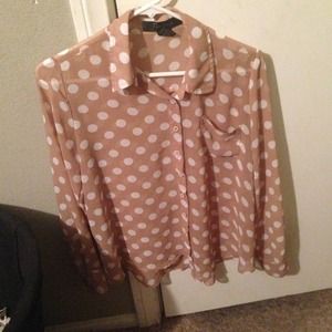 Polka dot blouse :)