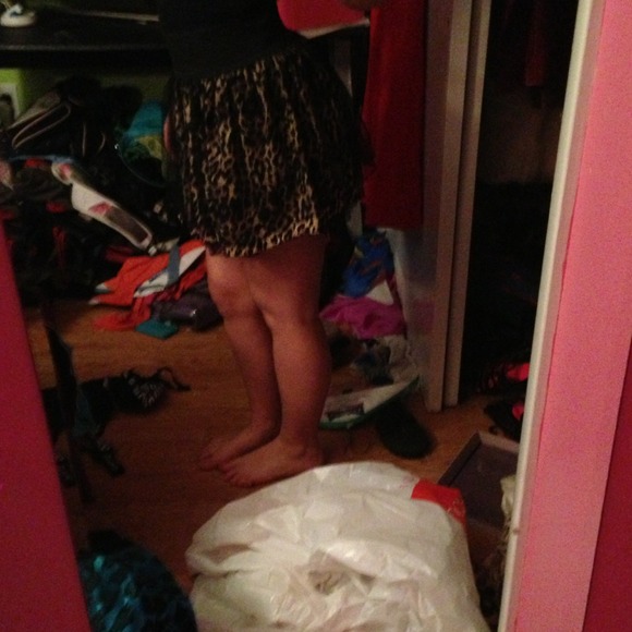 Lace Cheetah skirt