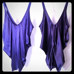 ❌SOLD❌Helmet Lang Silk Draped Top