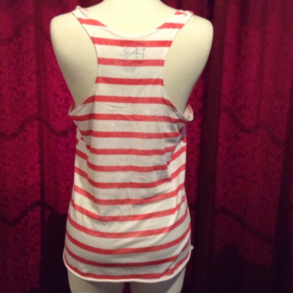 **RESERVED*** RACERBACK NAUTICAL STRIPED TOP - Picture 3 of 4