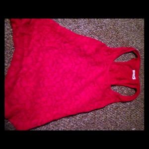 Red Lace Tanktop 😍