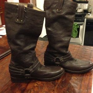 Frye Dark brown Women's Harness Boots Size 10