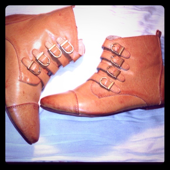 Tan Ankle Boots (will negotiate)