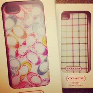 iPhone 5 Coach case, brand new in box with tag