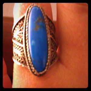 Sterling silver & turquoise ring