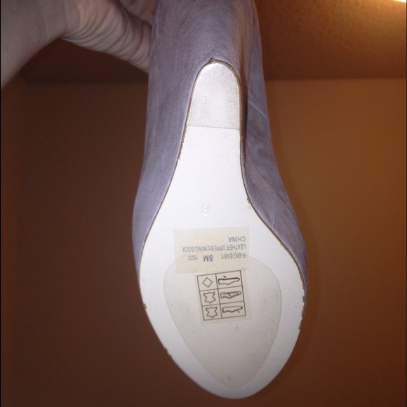 Lavender suede sexy shoes - Picture 4 of 4