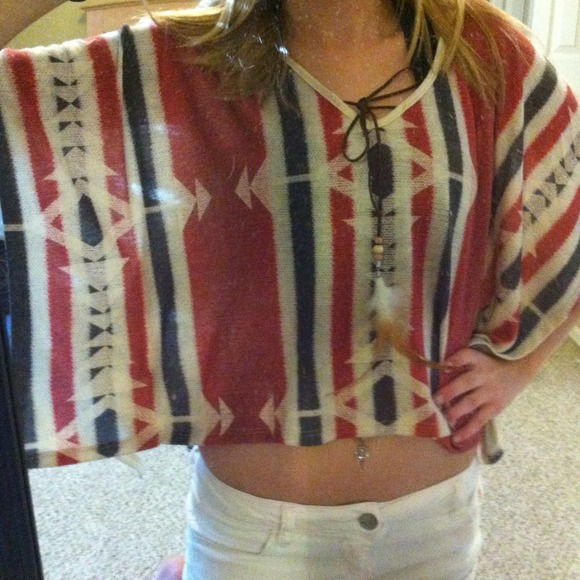 Tribal shirt from Julie's closet. - Picture 3 of 4