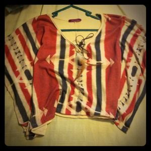 Tribal shirt from Julie's closet.