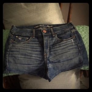 American Eagle Stretch Denim Shorts Size 8