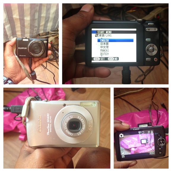 2 digital cameras