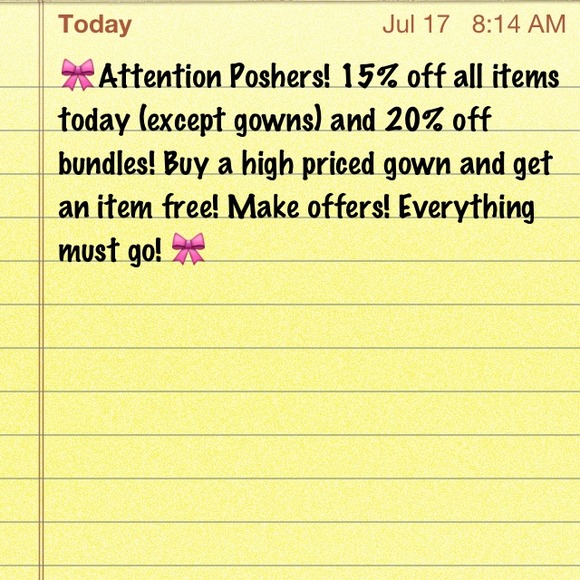 Sale! Sale! Sale!