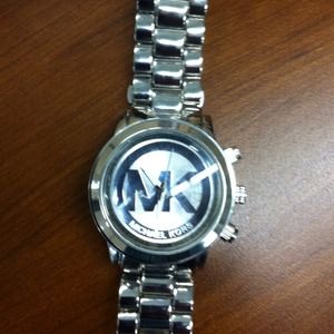 New designer silver watch