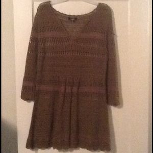 Crocheted Tunic Style Top