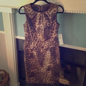 Anne Klein Leopard Print Dress Size 6