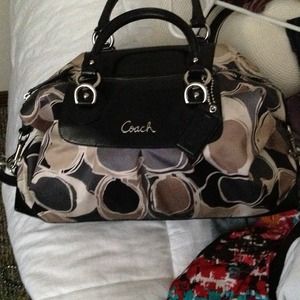 Barely used Coach "Ashley" Large Satchel.