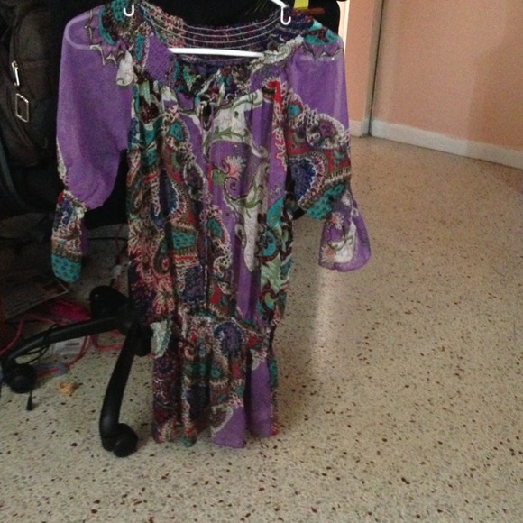 Dressy top/ beach cover up!