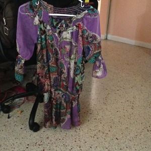 Dressy top/ beach cover up!